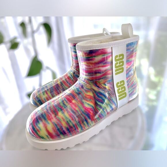 UGG Classic Waterproof Clear Mini Boots Winter Snow Rain size 7 - Picture 4 of 14